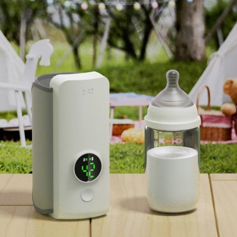 Portable Wireless Rechargeable Baby Bottle Warmer USB Charging..