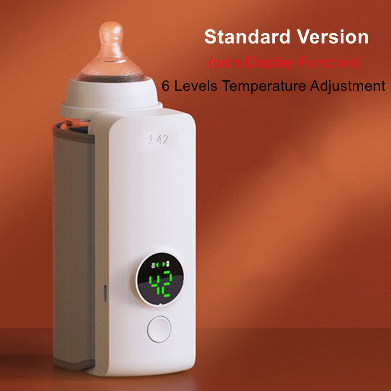 Portable Wireless Rechargeable Baby Bottle Warmer USB Charging..