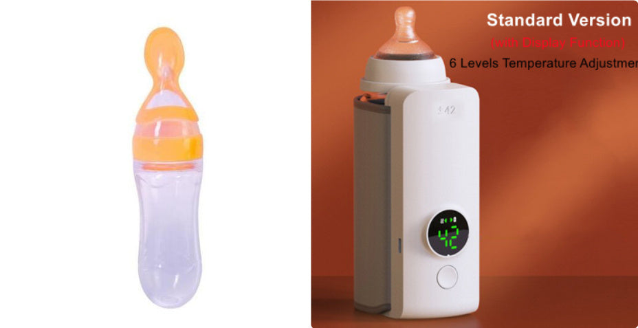 Portable Wireless Rechargeable Baby Bottle Warmer USB Charging..