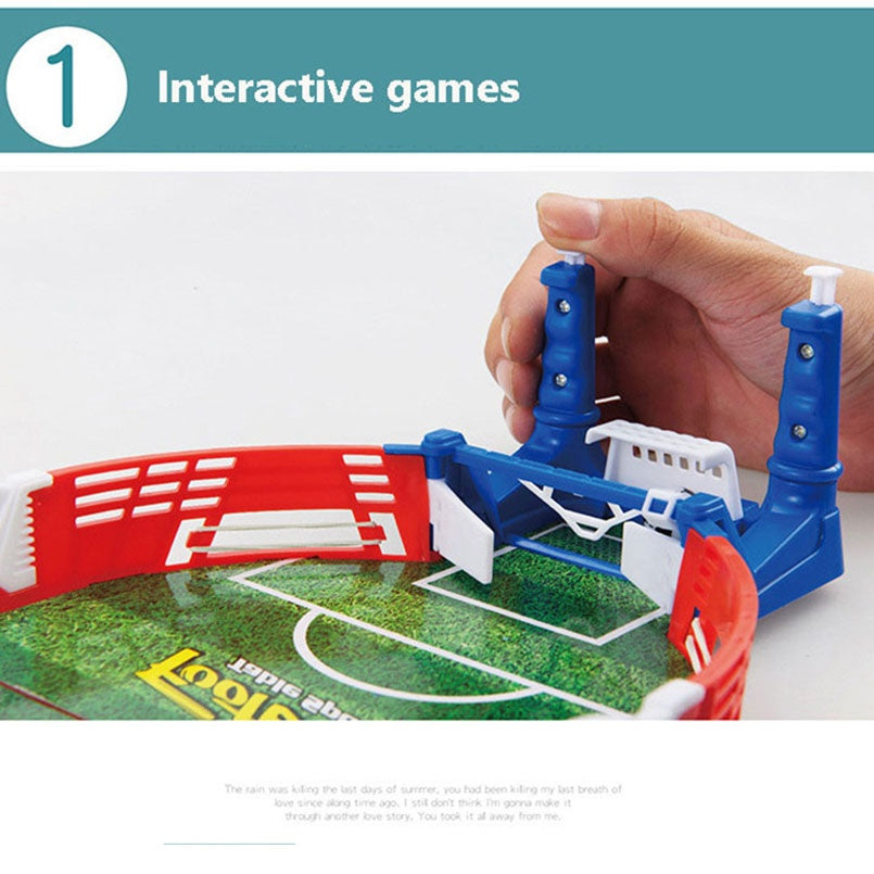 Mini Football Board Match Game Kit Tabletop Soccer Toys For Kids Educational Sport Portable Table Games